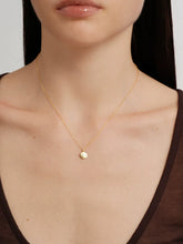 S925 Sterling Silver Mini Coin Zodiac Pendant Necklace